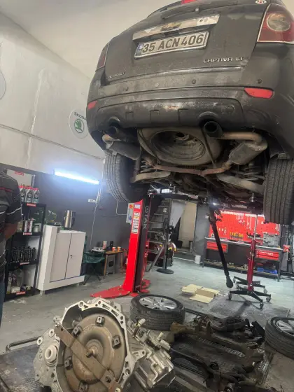 AS-CAR Servis atölyesinde otomatik şanzıman ve motor mekanik çalışması — 66